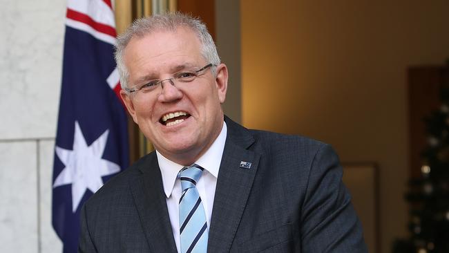 Scott Morrison in Canberra on Thursday. Picture: Kym Smith