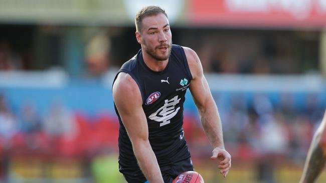 Big forward Harry McKay made his return to the team. (Photo by Russell Freeman/AFL Photos via Getty Images)