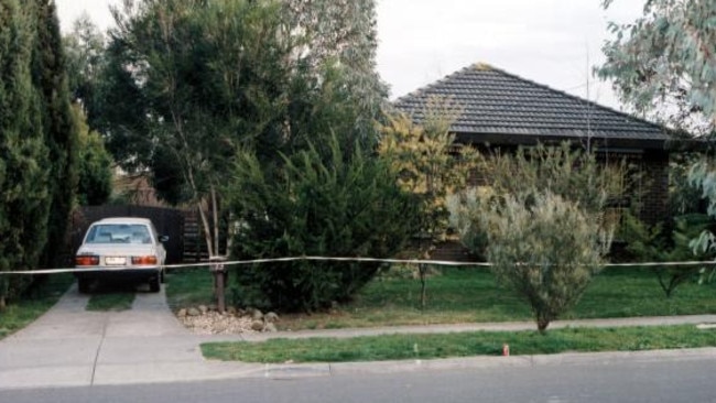 The home of Margaret and Seana Tapp who were murdered in Ferntree Gully in 1984.