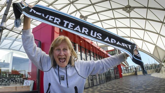 Ms Coleman was excited when her friend managed to get her a ticket online. Picture: Roy VanDerVegt