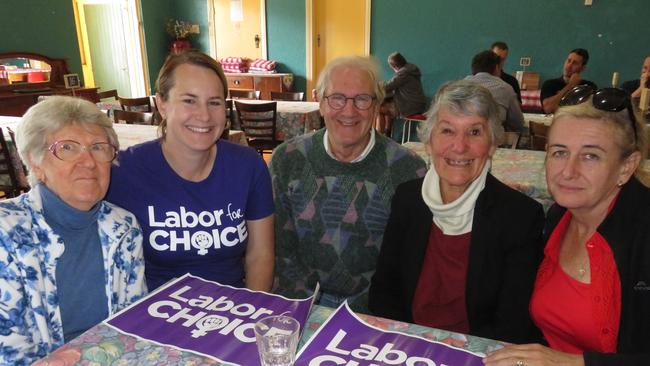 Labor’s Nita Green (second from left) met with members of the local Labor Party branch and Tablelands Action Alliance in far north Queensland. Picture: David Anthony