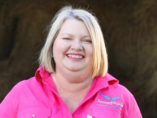 Natahsa Johnston has been nominated for Queenslander of the year for her work with Drought Angels, supporting farmers and the community through a pandemic, Purga. Photographer: Liam Kidston.