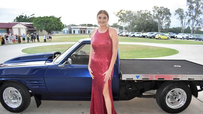 Hayley Gangemi. Photographs from the Gilroy Santa Maria College Formal 2022 in Ingham on Friday night. Picture: Cameron Bates