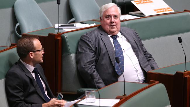 Clive Palmer in the House of Representatives in 2016. Picture: Kym Smith