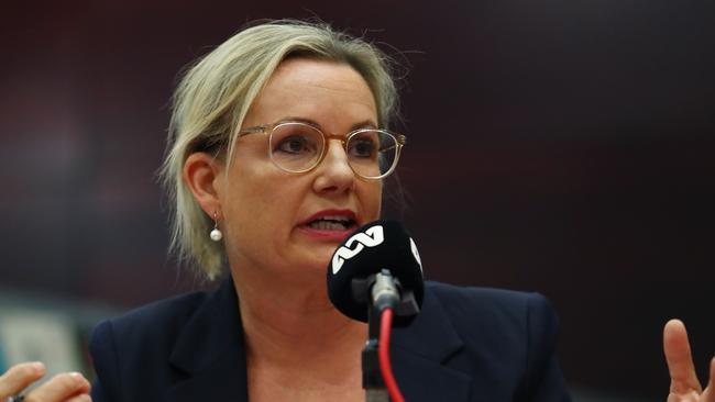 02/05/2019: Liberal MP for Farrer Sussan Ley at the ABC candidates debate in Albury NSW on Thursday evening. Hollie Adams/The Australian