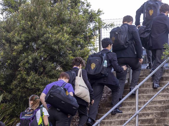 Students have not been attending as many classes over the last decade. Picture: NewsWire / Sarah Marshall