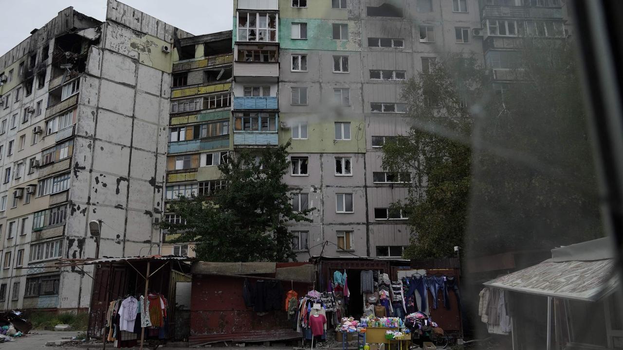 TA view of the city of Mariupol. Mike Cohan fears Russia may result to chemical weapons. (Photo by Stringer / AFP)