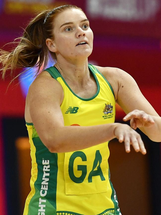 Steph Wood. (Photo by Ashley Vlotman/Gallo Images/Netball World Cup 2023)