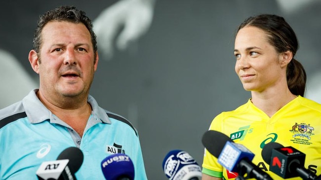 Coach John Manenti is pleased with the progress of our rugby sevens teams. Picture: Hanna Lassen/Getty Images