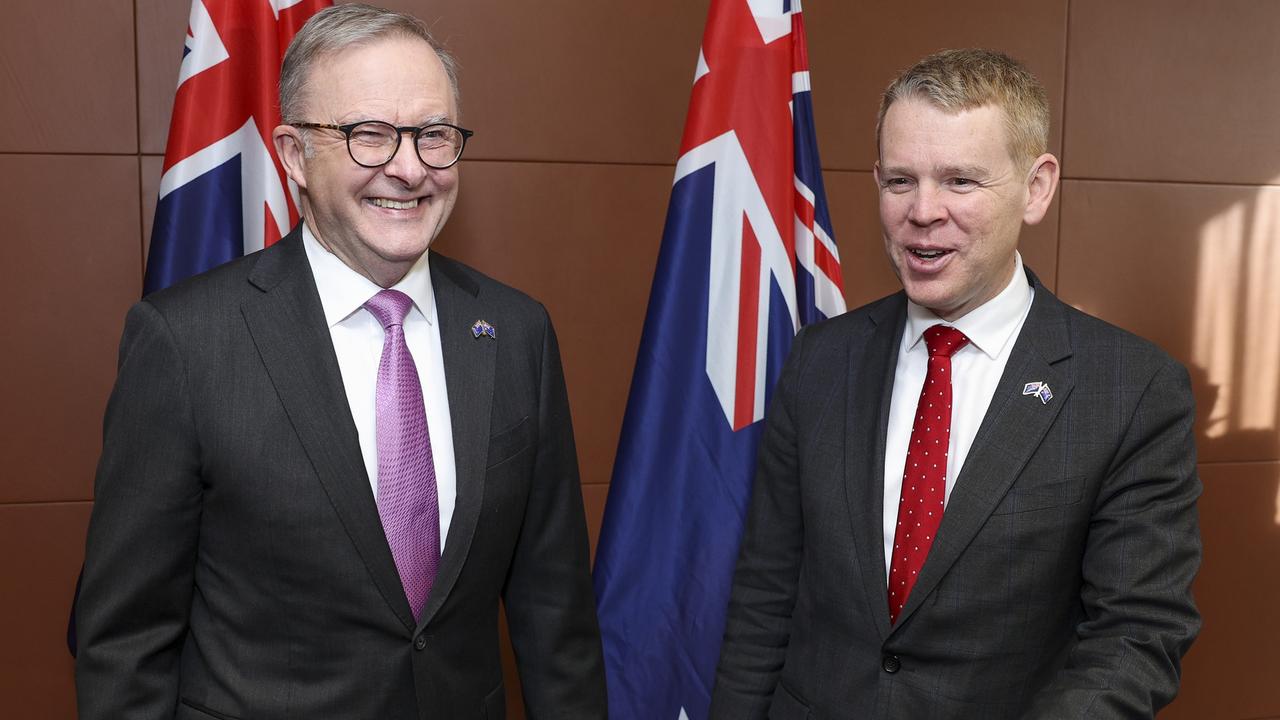 It’s not clear if Australian Prime Minister Anthony Albanese and New Zealand Prime Minister Chris Hipkins would be on board. Picture: Hagen Hopkins/Getty Images