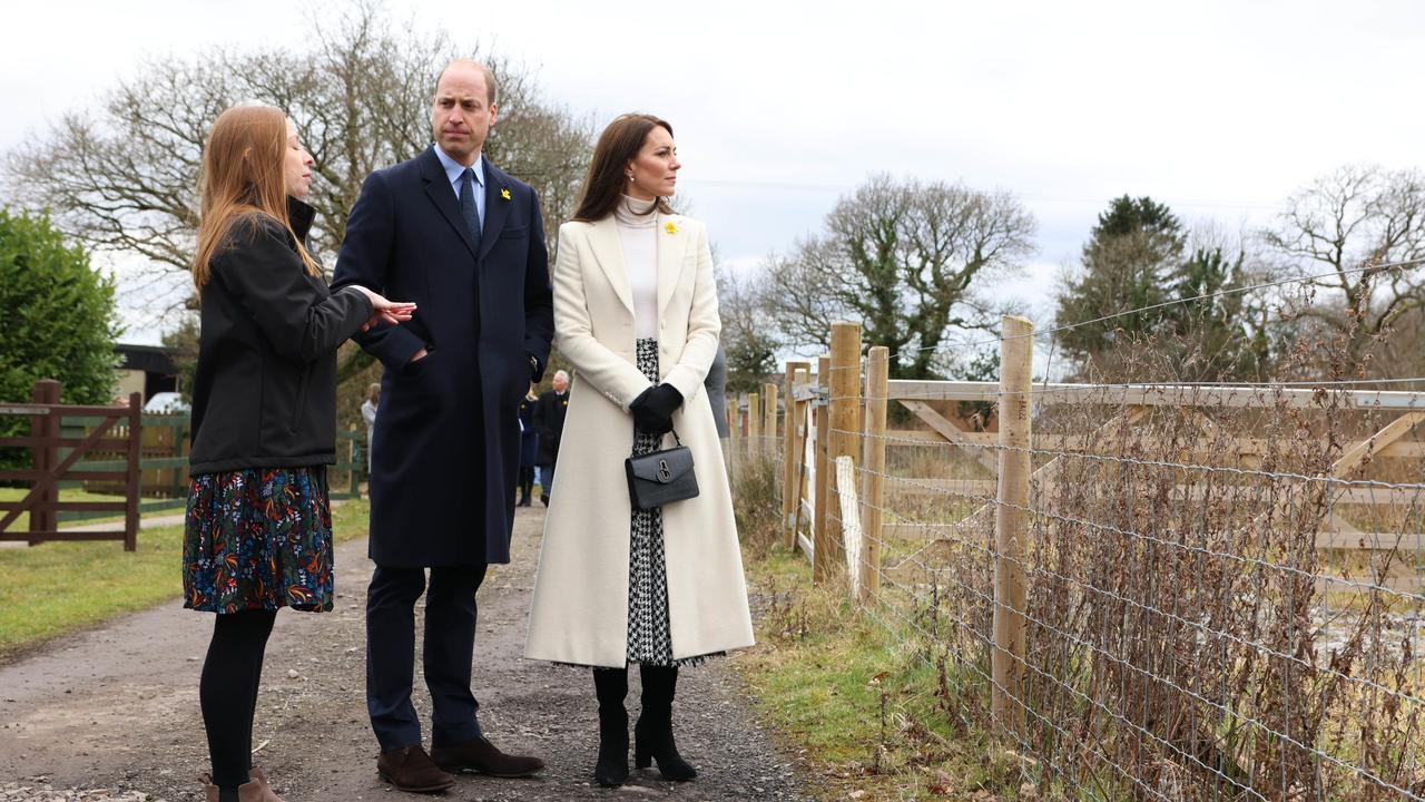 The Prince and Princess of Wales tour Brynawel Rehabilitation Centre during their visit to Wales. Picture: Ian Vogler – WPA Pool/Getty Images