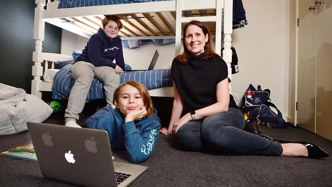 Victorian students spent months learning from home. Picture: Nicki Connolly