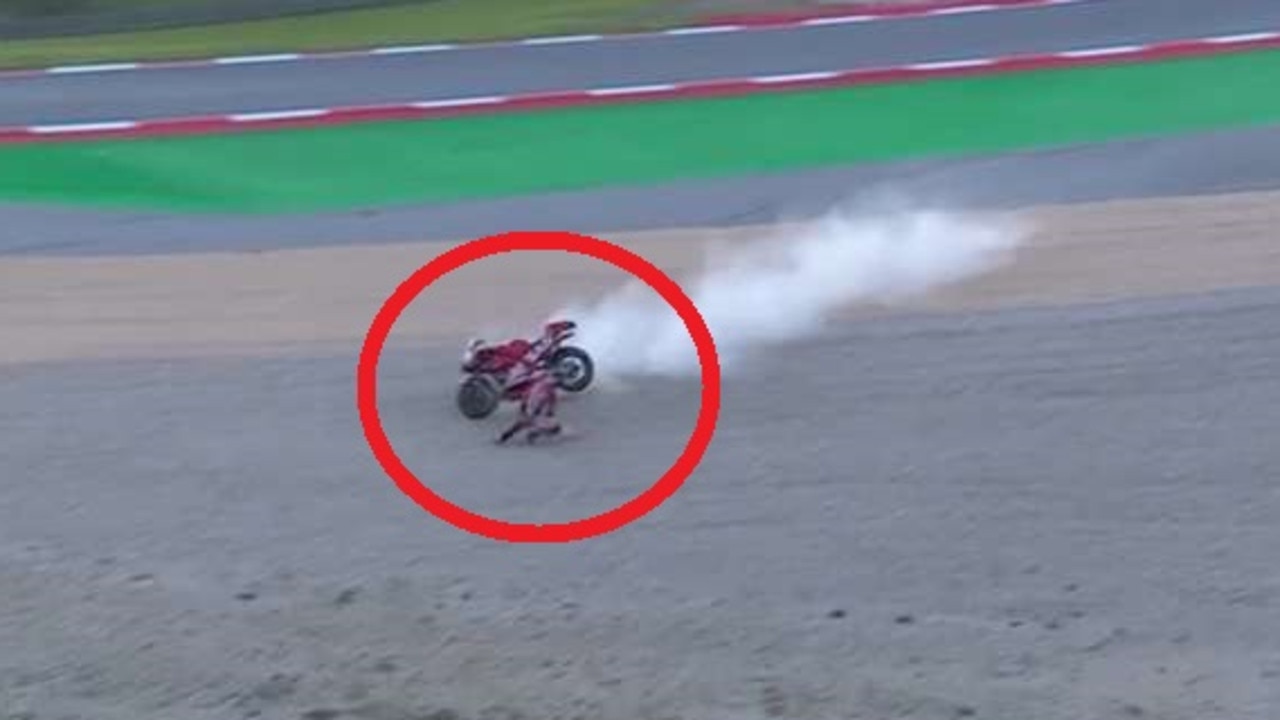 The Spanish veteran was involved in a scary crash.