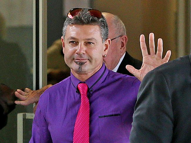 Michael Diamond leaves Raymond Terrace Courthouse. Picture: Troy Snook