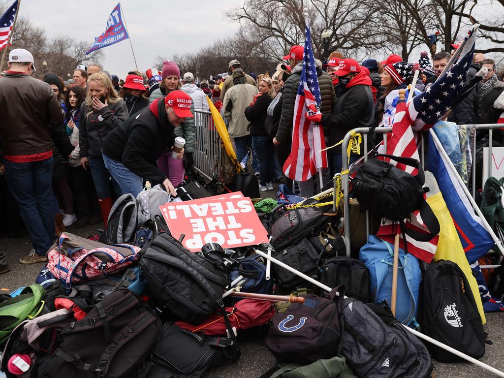 Pro-Trump crowds swamped DC. Picture: AFP