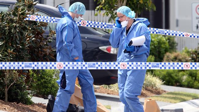 Shane Bowden was killed in an execution-style murder. He recently told The Courier-Mail he had come to Queensland to recover from a badly infected gunshot wound to his leg. Picture: Richard Gosling.