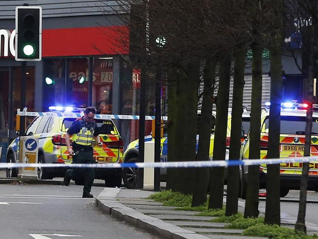 The man attacked two people before being shot dead by police. Picture: Getty Images