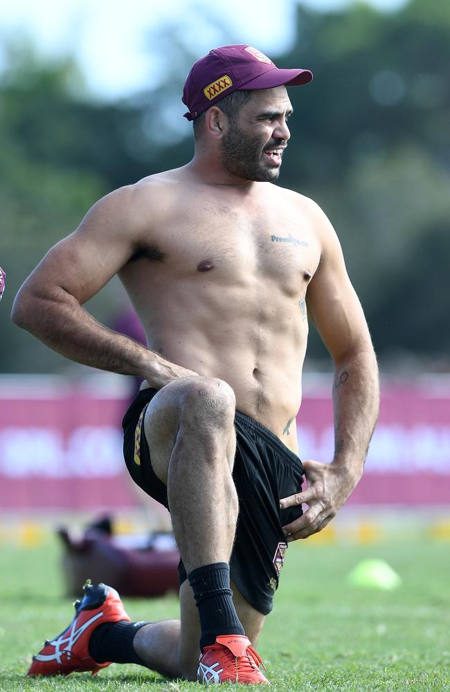 Greg Inglis is “training the house down” and “looking ripped,” according to his new English league club. Picture: AAP