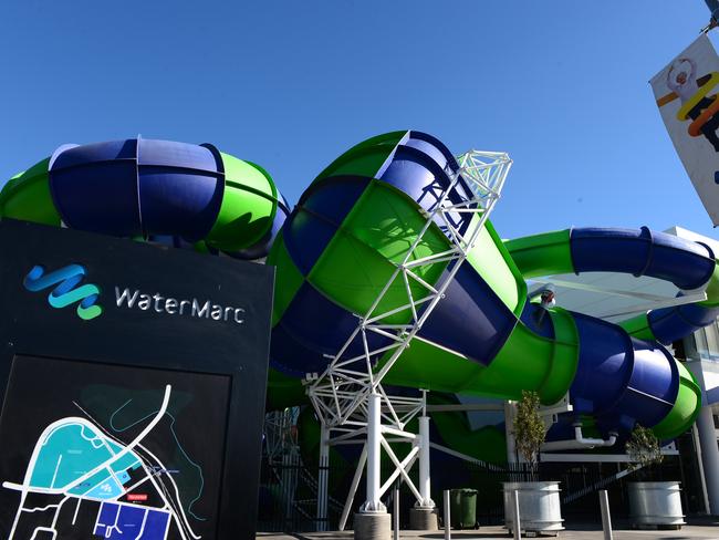 The Tantrum Alley water slide.