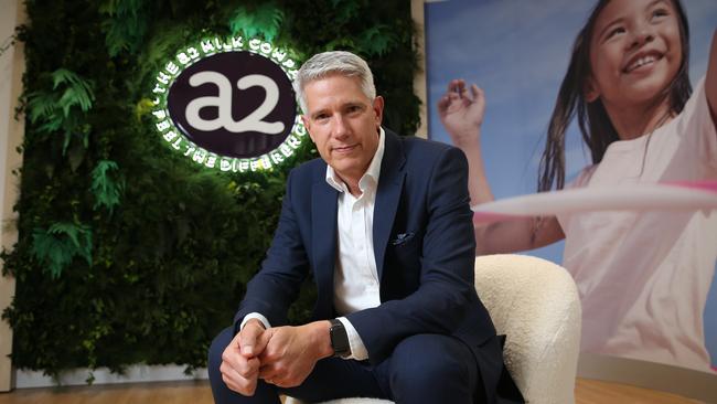 a2 Milk CEO David Bortolussi. Picture: Britta Campion (The Australian).