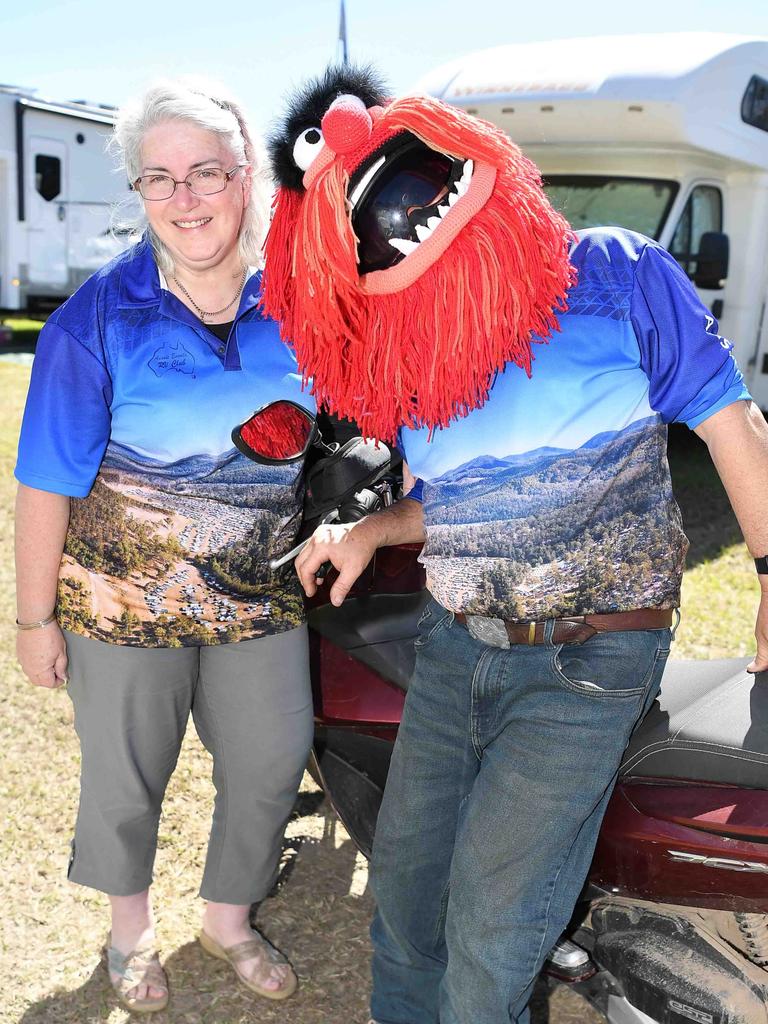 Allana and Les Townsend at the 2022 Gympie Muster. Photo: Patrick Woods.