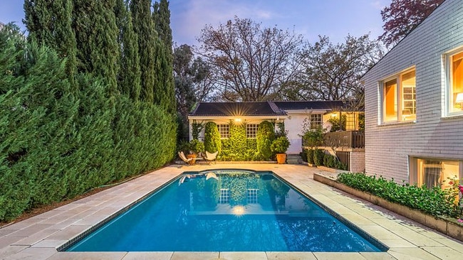 A private pool that’s a perfect spot for entertaining.