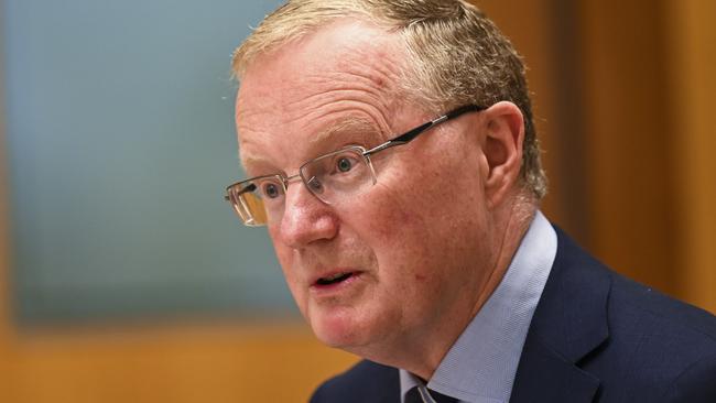 RBA governor Philip Lowe raised rates for the 12th time in the past year earlier this month in a bid to tackle persistently high inflation. Picture: Martin Ollman