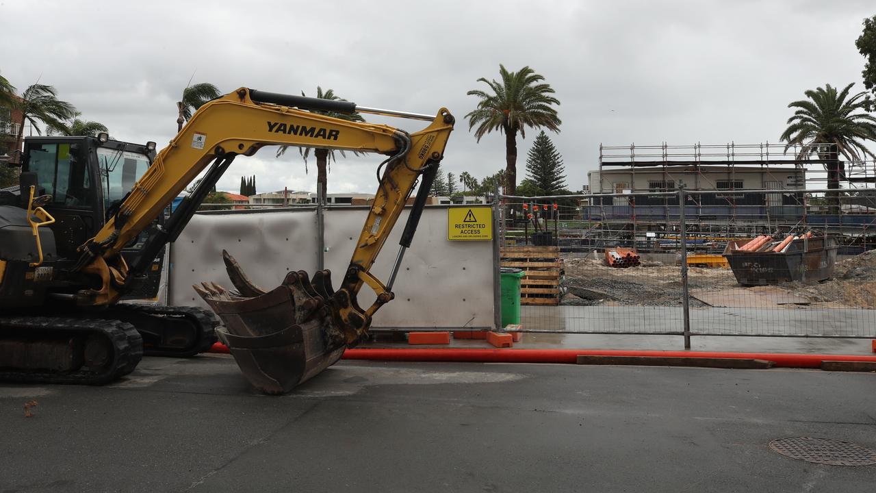 All quiet at Cannes Waterfront at Surfers Paradise. Picture: Glenn Hampson