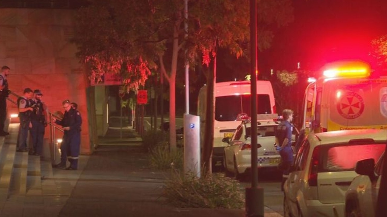 A woman was allegedly stabbed in Pyrmont on Sunday. Picture: Channel Nine