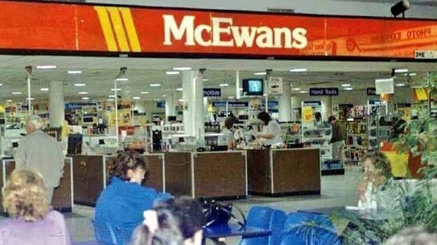 Before Bunnings, there was McEwan’s Knox City. Picture: Old Shops Australia Twitter