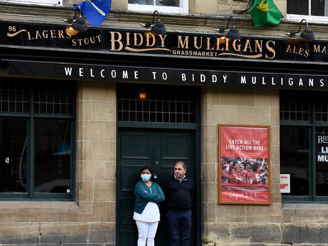 A pub in Scotland closes at 6pm under COVID curfews. Picture: Getty