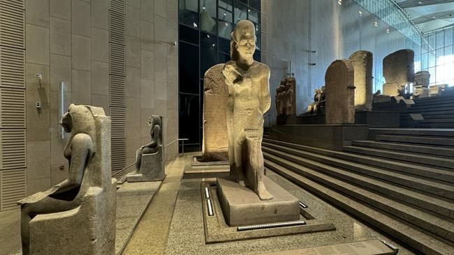 The Grand Staircase at the Egyptian Museum in Giza, Egypt. Picture: Getty Images