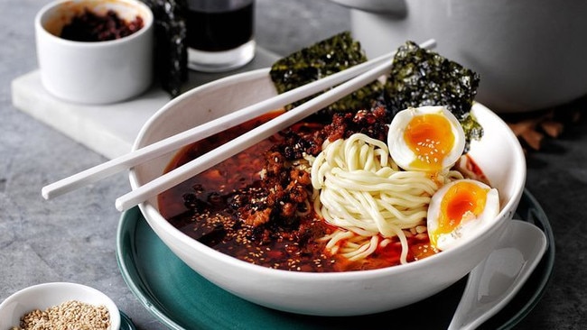 Ramen comes in all different flavours.