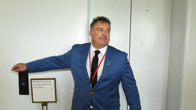 One Nation Senator Rodney Culleton at federal Parliament ahead of a High Court case against him on Monday. Picture: Mick Tsikas/AAP