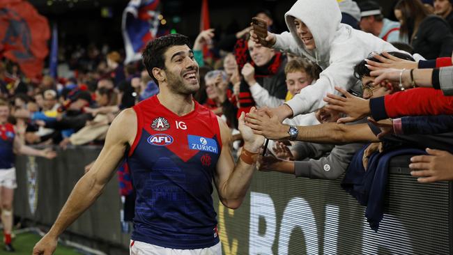 Petracca’s statement was music to Demons fans’ ears. Pic: Michael Klein