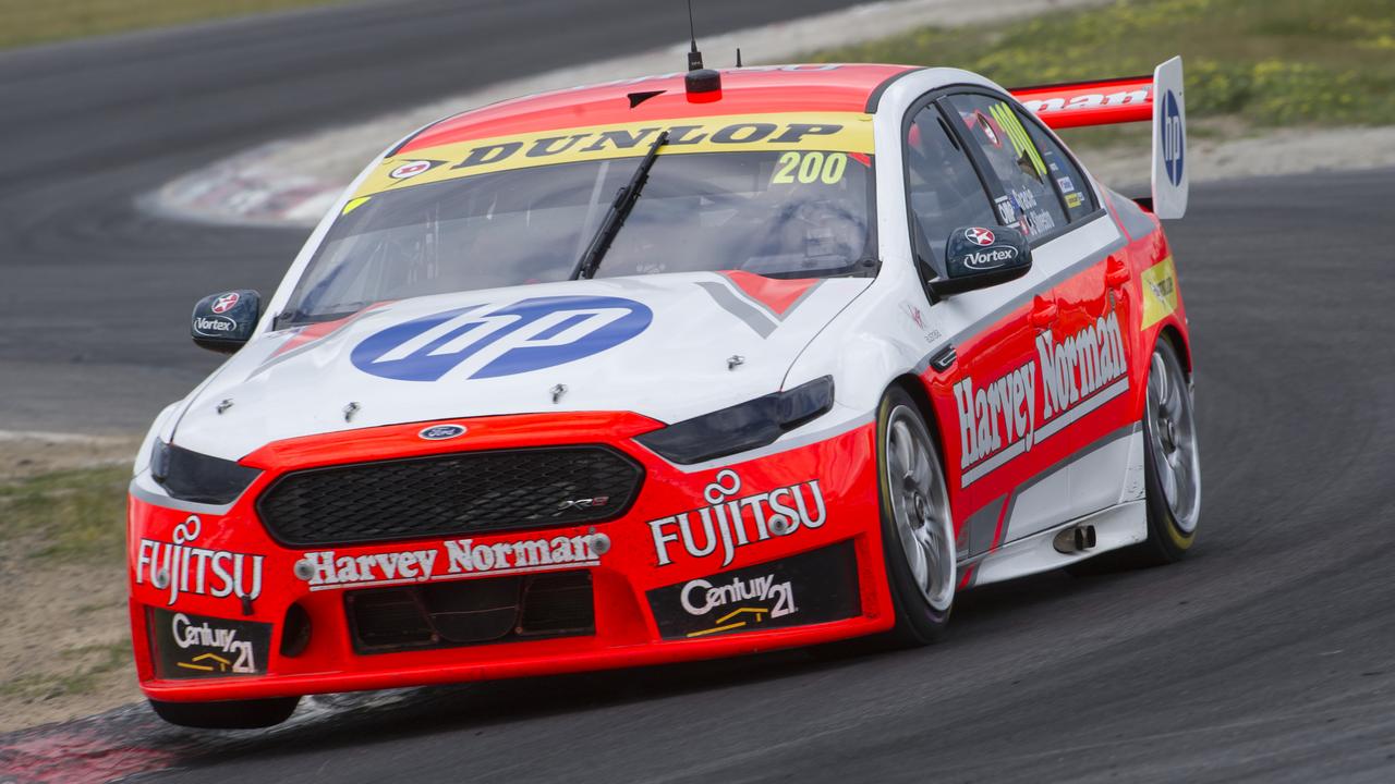 V8 Supercars: Simona de Silvestro and Renee Gracie test the Ford they will  race in the Bathurst 1000 at Winton Motor Raceway; Harvey Norman Supergirls  | Herald Sun