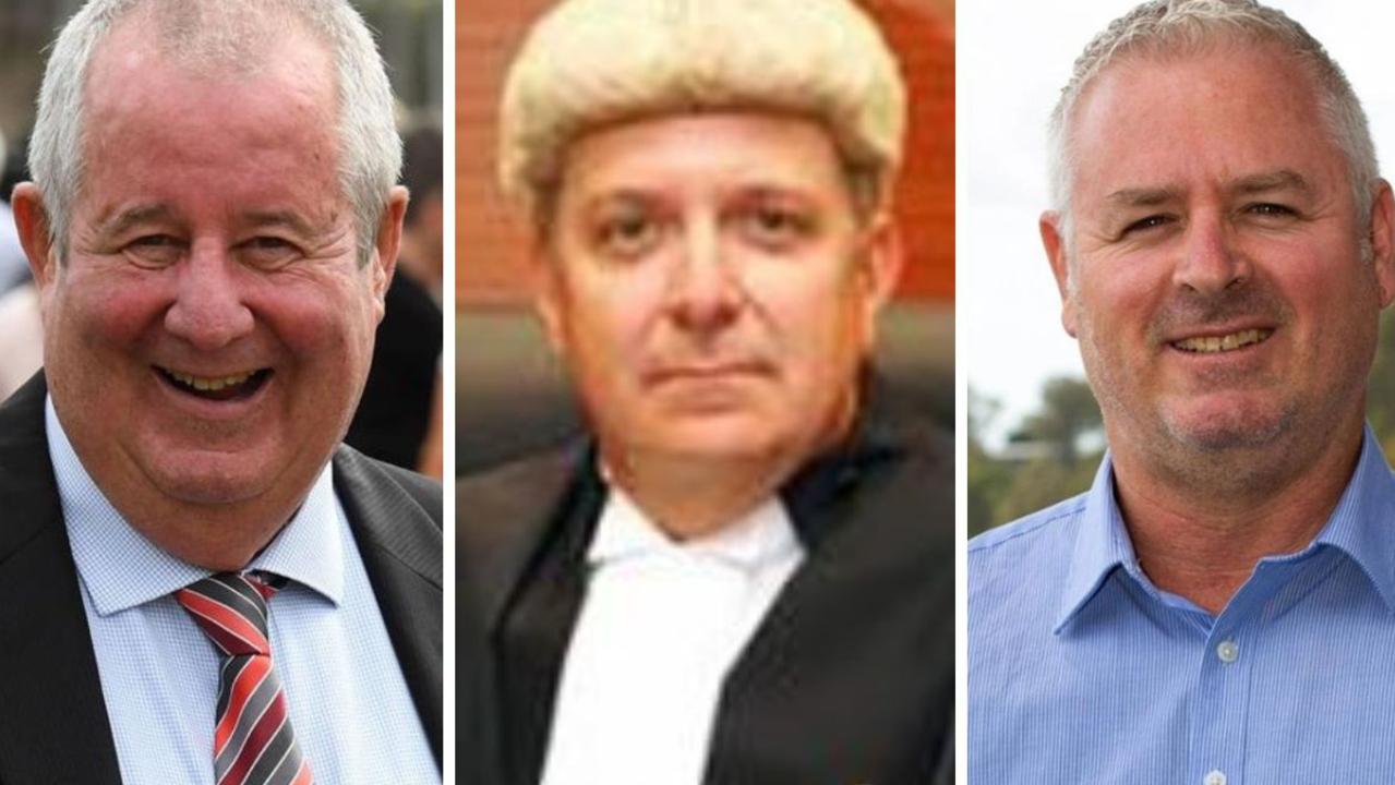 Steve Cooper, Justice James Henry and Shorne Sanders.