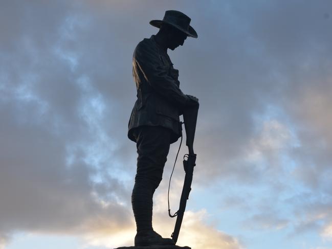 REMEMBERANCE: Photo of the Anzac memorial in Dalby.