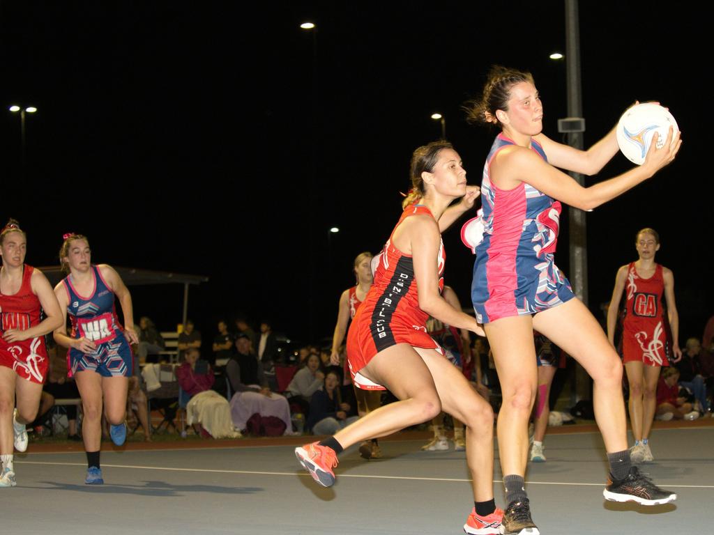 Storm players tried everything, but DAS ran in winners in the 2021 Mackay Netball Association seniors grand final. September 4th 2021 Picture: Marty Strecker