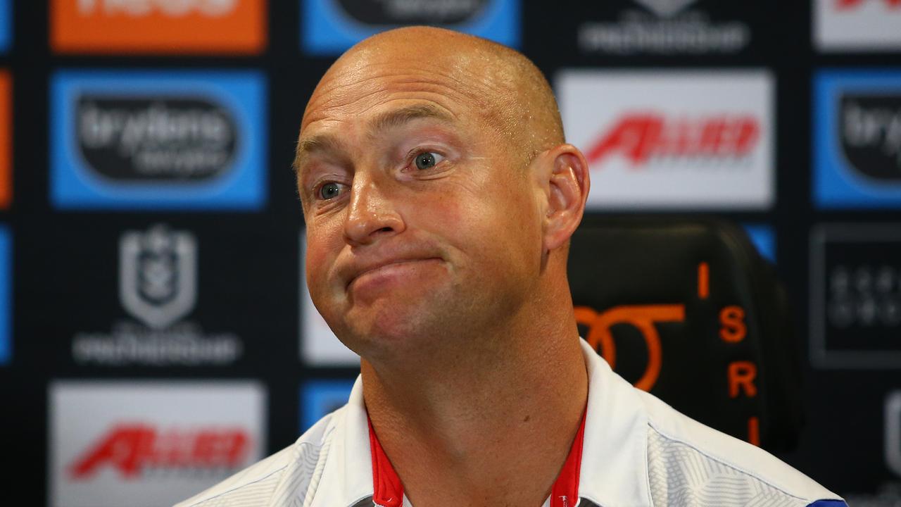 Knights coach Nathan Brown has reportedly threatened to walk out on the rest of the season. (Photo by Matt Blyth/Getty Images)