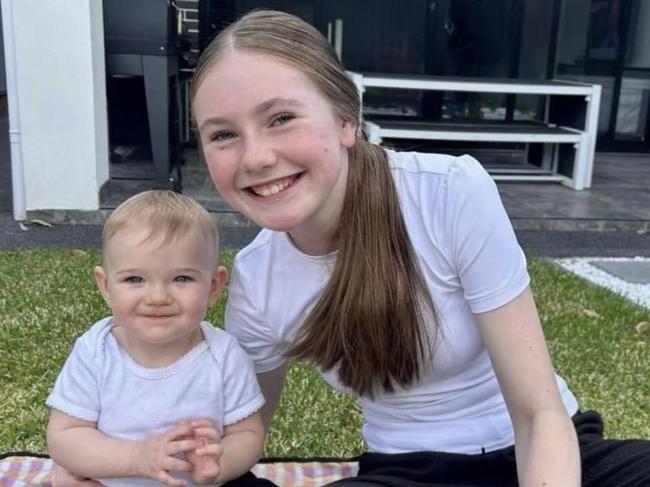 Charlotte adored her little brother Will. Her mum says she dropped to the ground “in sheer joy” when she heard the news a baby was on the way. Picture: Supplied by family