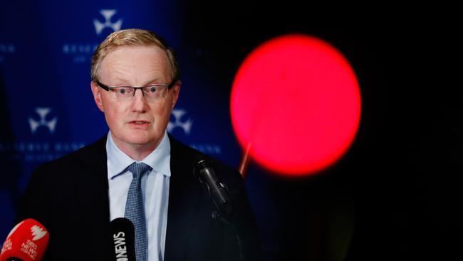 Reserve Bank governor Philip Lowe. Picture: Getty Images