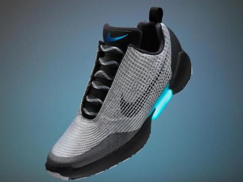 Nike unveils first self-lacing shoe