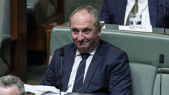 Barnaby Joyce has signalled he would support a bill preserving the NT’s second seat. Picture Gary Ramage