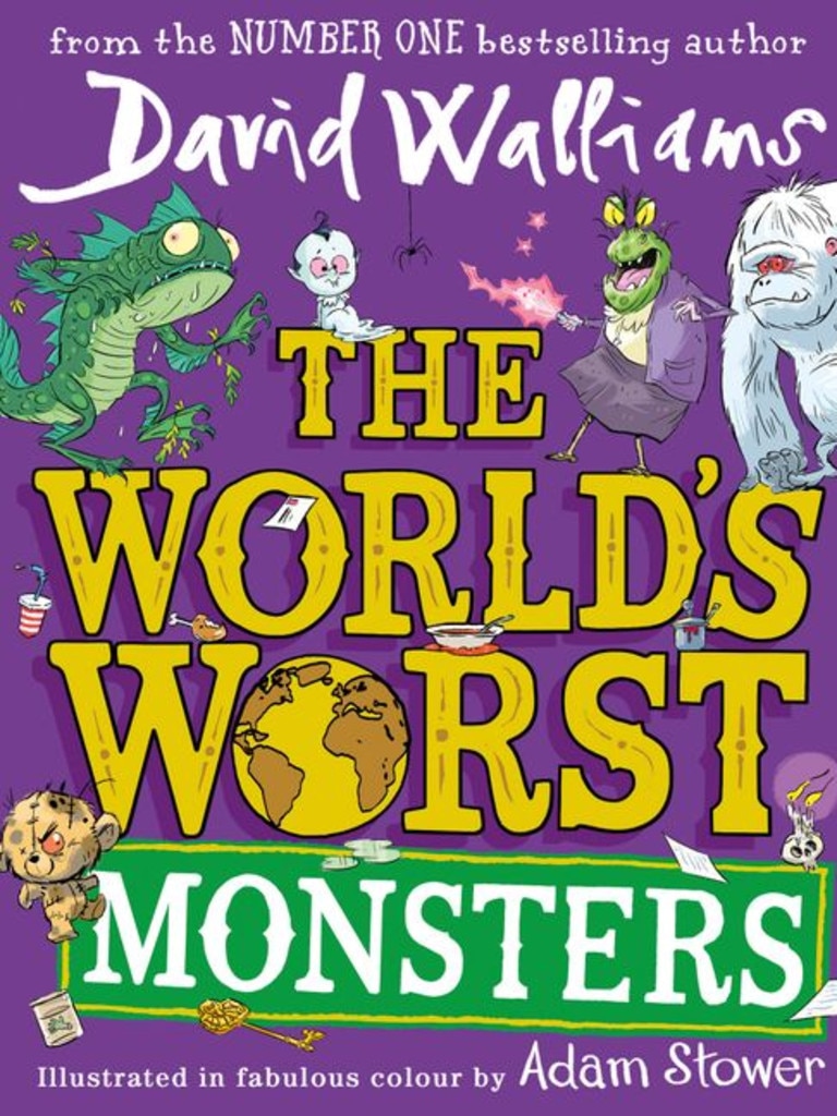 The World’s Worst Monsters by best-selling author David Walliams goes on sale in Australia next week.