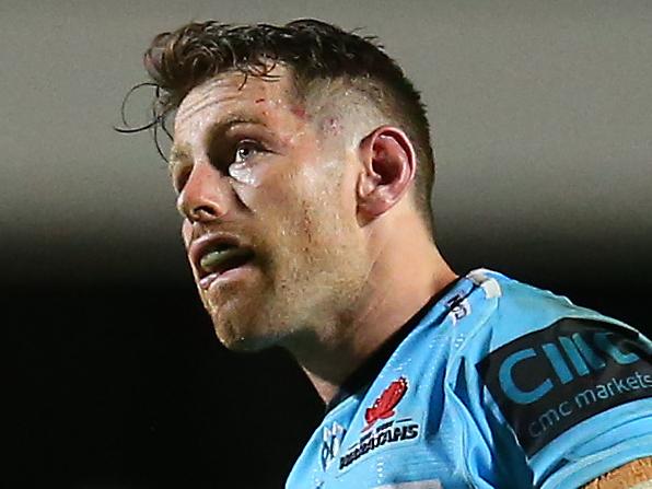 SYDNEY, AUSTRALIA - FEBRUARY 16: Bernard Foley of the Waratahs misses a conversion attempt during the round one Super Rugby match between the Waratahs and the Hurricanes at Brookvale Oval on February 16, 2019 in Sydney, Australia. (Photo by Jason McCawley/Getty Images)