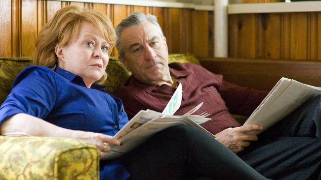 Jacki Weaver and Robert De Niro in a scene from film Silver Linings Playbook