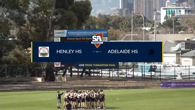 Replay: Henley HS v Adelaide HS (Div 1) - School Sport SA Year-11/12 Statewide Football grand final