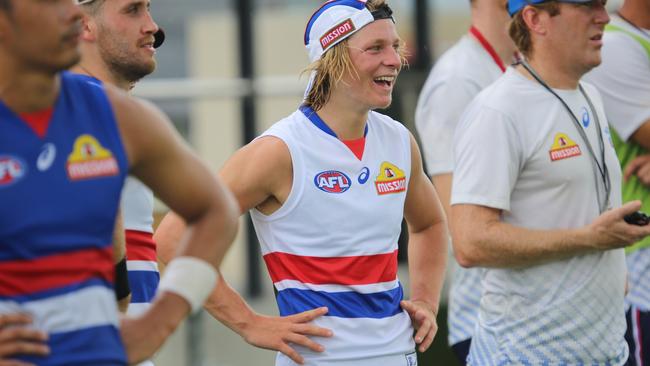 Cody Weightman has impressed his Western Bulldogs teammates since being drafted to the kennel.