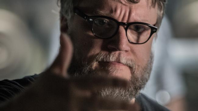 Director Guillermo del Toro on the set of The Shape of Water.